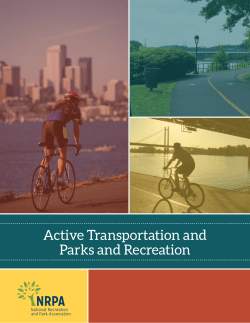 Active Transportation and Parks and Recreation