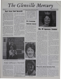 The Glenville Mercury - Glenville State College