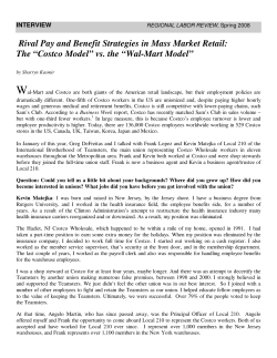 Rival Pay and Benefit Strategies in Mass Market