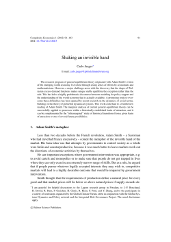 Shaking an invisible hand - The Global Systems Science Blog