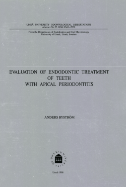 evaluation of endodontic treatment of teeth with apical