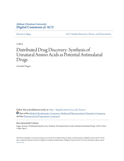 Distributed Drug Discovery: Synthesis of Unnatural Amino Acids as