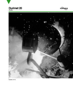 Durimet 20 - Flowserve Corporation