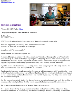Her pen is mightier