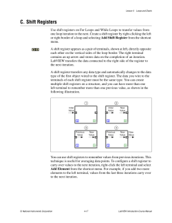 C. Shift Registers