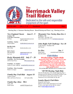 New England Classic June 8 &ndash; 9 Rocky Mountain H/S July 27 &ndash; 28