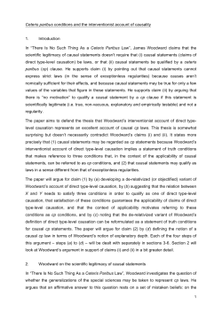 Ceteris paribus conditions and the interventionist account of