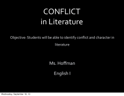 CONFLICT in Literature