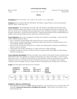 BIOL 3310