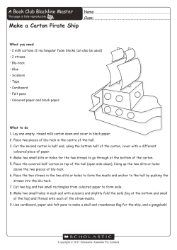 Make a Carton Pirate Ship