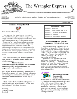 816 Wrangler Express - Woodland Elementary School