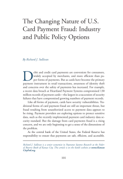 Industry and Public Policy Options