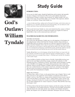 God`s Outlaw Study Guide
