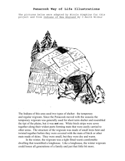 Penacook Way of Life Illustrations