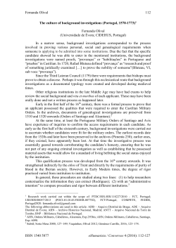 Fernanda Olival ISSN 1540 5877 eHumanista / Conversos 4 (2016