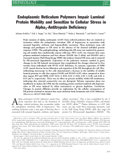 Endoplasmic reticulum polymers impair luminal protein mobility and