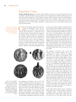 Sasanian Coins - British Academy