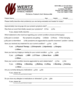 Forms - Wertz Orthopedic