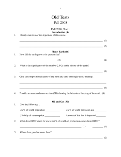 old tests - TCU Geology Department