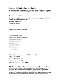 Human Rights for Human Dignity