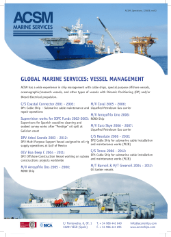 global marine services: vessel management