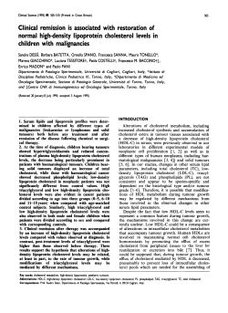 Clinical Remission is Associated with Restoration