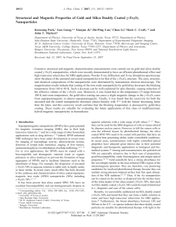 Structural and Magnetic Properties of Gold and Silica Doubly