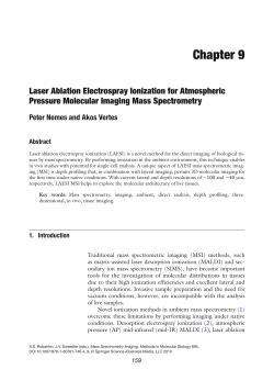 Laser Ablation Electrospray Ionization for Atmospheric