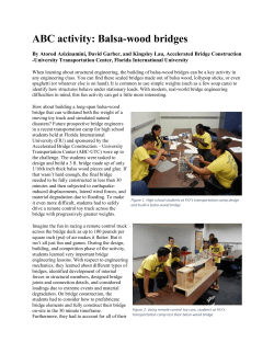 ABC activity: Balsa-wood bridges - ABC-UTC