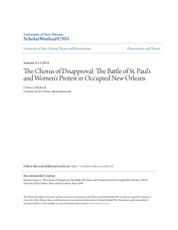 The Chorus of Disapproval: The Battle of St