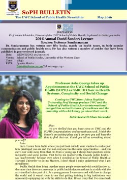 soph bulletin may 2016