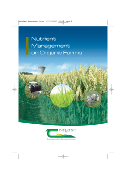 Nutrient Management on Organic Farms