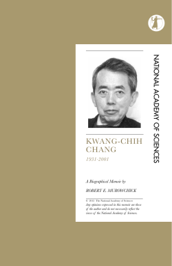 kwang-chih chang - Boston University