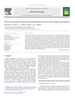 Precise overgrowth composition during biomineral