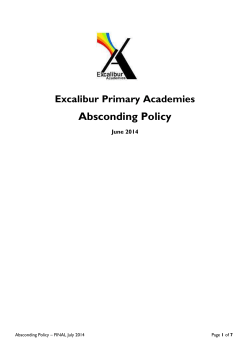 Absconding Policy - Burbage Primary School