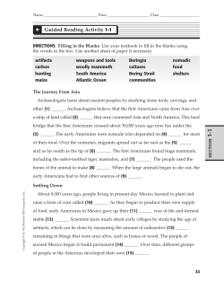 Unit 1 Resources: Different Worlds Meet