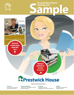 Paul`s Case - Essential Short Stories Teaching Unit