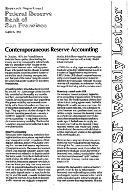 Contemporaneous Reserve Accounting