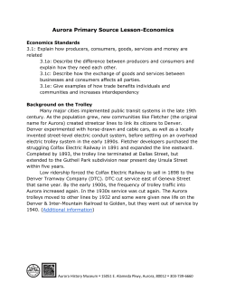 Aurora Primary Source Lesson-Economics