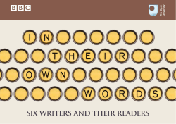 Six wRitERS ANd thEiR REAdERS