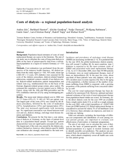 Costs of dialysis&mdash;a regional population-based