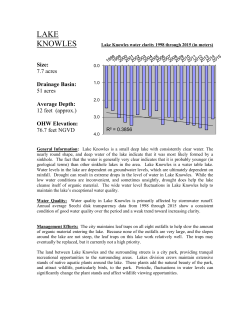lake knowles - City of Winter Park