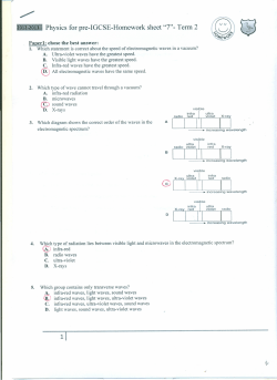 Physics for pre-IGCSE-Homework sheet "7"