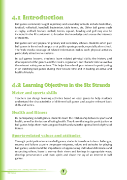 Motor and sports skills Health and fitness Sports