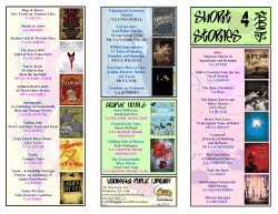 Short Stories - Waukesha Public Library