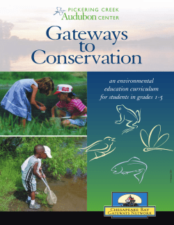 Gateways to Conservation - Pickering Creek Audubon Center