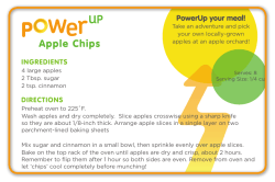 Apple Chips - PowerUp for Kids
