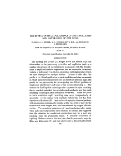 THE EFFECT OF MULTIPLE EMBOLI OF THE