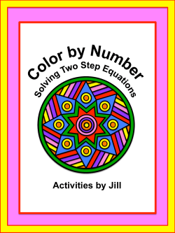 2 step coloring activity
