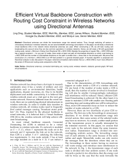 Efficient Virtual Backbone Construction with Routing Cost Constraint